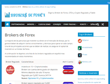 Tablet Screenshot of brokersdeforex.org